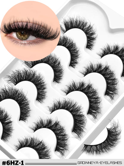Faux Cils 3D Effet Volume Aérien – Cils Légers & Fluffy pour Regard Intense ✨