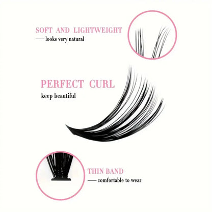 Cils Individuels 40D – Volume Naturel & Pose Facile