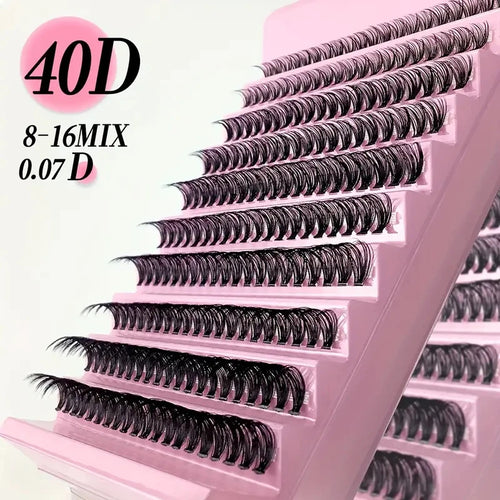 Cils Individuels 40D – Volume Naturel & Pose Facile