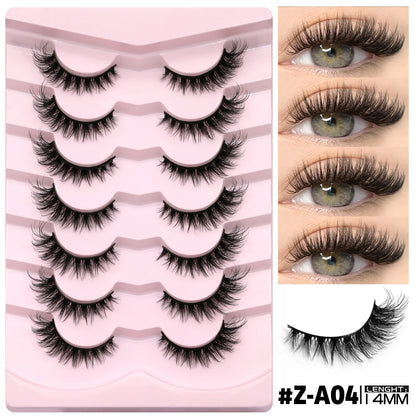 Faux Cils 3D Effet Volume Aérien – Cils Légers & Fluffy pour Regard Intense ✨