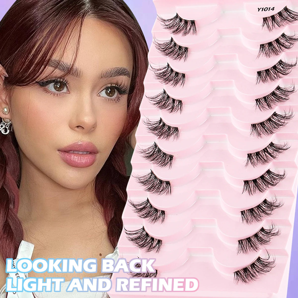 Cils Effet Fox Eye 🦊 – Allongent le Regard & Offrent un Volume Naturel (3 ou 10 paires)