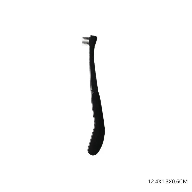 Brosse & Peigne à Cils Repliable 💖 – Sépare, Courbe et Définit Tes Cils