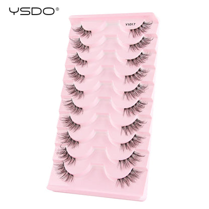 Cils Effet Fox Eye 🦊 – Allongent le Regard & Offrent un Volume Naturel (3 ou 10 paires)